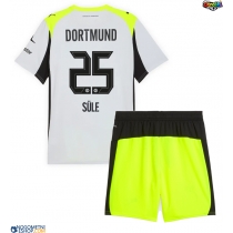 Otroški Nogometni dresi Borussia Dortmund Niklas Sule #25 Gostujoči 2025-26 Kratek Rokav (+ Kratke hlače)